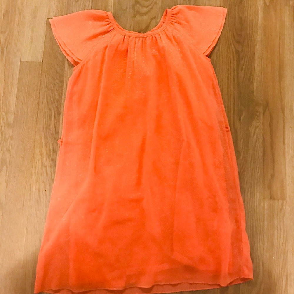 Sparkling coral dress